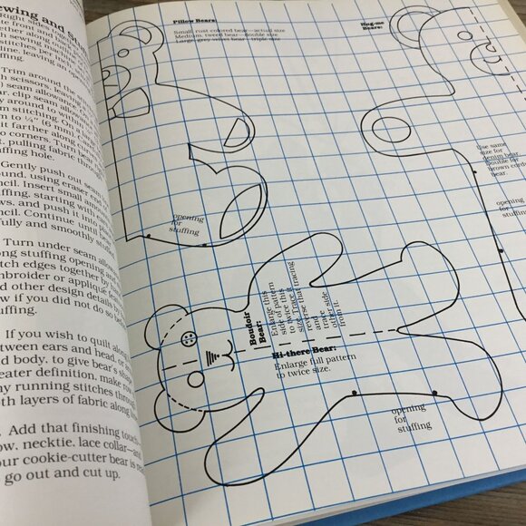 The Teddy Bear Book Hardcover By Marsha Evans Moore Patterns Recipes & Instructi - Picture 11 of 13